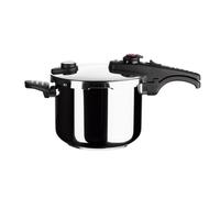 Pentola a pressione G-sola da 6 litri - Acciaio inossidabile 18/10, Tripla sicurezza, Livelli rapidi e super rapidi, Adatta a induzione e lavastoviglie, Include ricettario David De Jorge