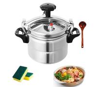 Pentola a pressione in lega di alluminio da 3,17 Qt, piccola pentola a pressione for famiglie con due manici, pentola a pressione con valvola di rilascio, for stufare verdure, riso