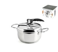 Pentola A Pressione Inox Inoxpran Litri 3,5 Grigio