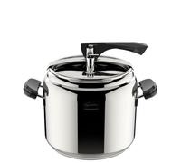 Pentola a Pressione La Classica di Lagostina in acciaio, adatta all'induzione.