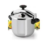 Pentola a pressione Orbegozo HPL 8070 Classic - Capacità 8 litri - Tripla sicurezza - Regolazione della pressione interna - Fondo sandwich - Maniglie laterali - Acciaio inossidabile 18/10