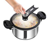 Pentola a pressione - Pentola a pressione in acciaio inox, per tutta la famiglia, multifunzione per domestica, di pressione sicuro per carne, zuppe, fagioli, stufati,