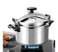 Pentola a pressione professionale in alluminio, doppia maniglia, per l'uso quotidiano in cucina, multicooker a cottura rapida, per la maggior parte dei tipi di piani cottura (9L)