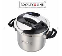 Pentola a Pressione Royalty Line 8 Litri Induzione Acciaio inox onforme]