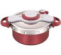 Pentola a pressione T-fal Clipso Minute Duo 5,2 L IH Gas Compatibile Rosso...