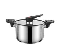 Pentola a pressione, utensili da cucina ergonomici da 12,5 cm, design spesso, preparazione efficiente dei pasti per famiglia, amanti, riunioni di amici, cucina facile