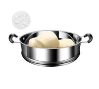Pentola a vapore per cucinare, in acciaio inox, per cottura a vapore, cassetto, per pasti, panini, uova, frutti di mare, zuppe, dessert, pasticcini, casa e tutti i giorni