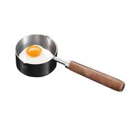 Pentola Acciaio Inoх - Zuppiera 304 Rinforzata Con Manico Singolo | Mini Casseruola, Compatibile Piano Cottura E Induzione, Scaldaburro Antiaderente, Latte, Salse, Gravy