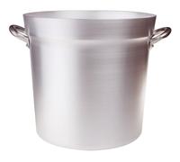 Pentole Agnelli Linea Salsa Pomodoro in Alluminio Pentola Tipo Nord con Due Maniglie in Alluminio, Argento, 36 cm