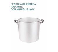 PENTOLA Alluminio mm 5 Ø 28 X26H Radiante 2 MANICI Professionale Pentole Agnelli