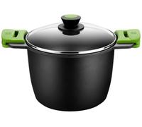 Pentola alta in alluminio Ø24 cm, 6,8 l, ideale per cucinare a fuoco lento e preparare grandi quantità di cibo.