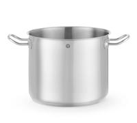 HENDI Pentola alta, senza coperchio, calderone, casseruola, tegame, adatta a tutte le fonti di calore, lavabile in lavastoviglie, 9L, ø240x(H)200mm, acciaio inox