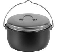 Pentola Antiaderente Billy 2.5 L Nero con Coperchio per Fornelli Trangia 27 Small - 2.5 L