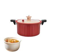 Pentola Antiaderente | Pentola da Cucina Antiaderente, a Pressione, Casseruola, Cucina per Piano Elettrico: Friggere, Cucinare Pasta, Riso, Zuppa in Casa
