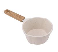 Pentola Antiaderente, Pentola Multiuso Piccola da 250 Ml, Pentola Dal Design a Fondo Piatto con Manico Fresco per Friggere, Zuppe, Pasta, Uova, Compatibile con Tutti i Fornelli