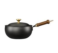 Pentola Antiadherent - Barca a induzione con un coperchio | Utensili da cucina in legno mango, Forniture da cucina Utensili da cucina in ferro per l' stufa, Brodo cinese Zuppa Antimatrimonio Pan