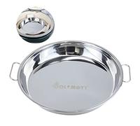 Pentola antigoccia riutilizzabile in acciaio inox da 25,7 cm per Big Green Egg Small e MiniMax, per Kamado Joe Jr e Akorn Jr-Big Green Egg Accessori di ricambio, adatto anche a griglie a carbone Weber