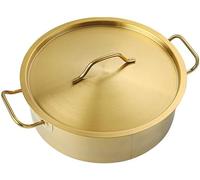 Pentola calda a due lati in acciaio inox, pentola per zuppa a due sapori, funziona con tutti i principali piani cottura