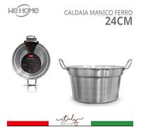 Pentola Caldaia Pomodoro in Alluminio Calderone Per Bollitura Varie Dimensioni