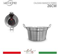 Pentola Caldaia Pomodoro in Alluminio Calderone Per Bollitura Varie Dimensioni