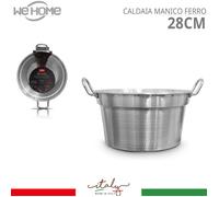 Pentola Caldaia Pomodoro in Alluminio Calderone Per Bollitura Varie Dimensioni