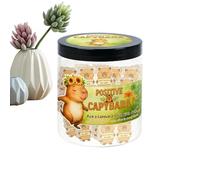 Pentola Capybara - 7 x 7 x 8,5 cm Paper Relaxation Container, gratitudine Note | 60 Cards Affirmation Charming Design For Friends Kids Family Parents Neighbors Coppie Home Holidays Christmas