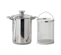 Pentola - Casseruola scolapasta 16x26 cm, pentole resistenti | Versatile bollitore per zuppa, utensile per scolare il vapore Riunioni culinarie Cucine da bistrot residenziali Occasioni a buffet P