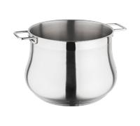 Barazzoni Tummy Pentola, Acciaio inox 18/10, Diametro cm 26, Litri 12. Made in Italy.