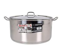 Pentola con Coperchio in Acciaio Inox Quttin/ø 40 x 20 cm