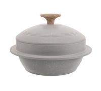Pentola Coreana per Ramen con Coperchio, Alluminio Pressofuso Antiaderente | Stile Retrò e Contemporaneo, Chiusura del Sapore, per Zuppe, Stufati, Pasti Festivi