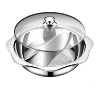 Pentola Cucina Acciaio 30cm Induzione Divisa