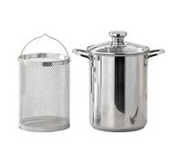 Pentola Cuocipasta Da 4 Litri - Pentole Per Bollire E Drenare In Acciaio Inossidabile | Padella Multiuso Per Spaghetti | Strumento Essenziale Per La Preparazione Dei Pasti | Grande Pentola Per Uso Dom