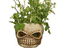 Pentola del cranio, Vaso di cranio - Piantare Cactus Gotico del cranio,Portapenne divertente, Porta utensili per decorazioni per ufficio interne
