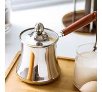 Pentola di caffè turca in acciaio inossidabile con piattaforma di