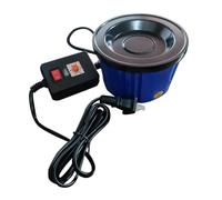 Pentola di colla a caldo, 80 ml, temperatura regolabile 140-220 °C, pentola professionale con base antiscivolo per extension di capelli artigianali