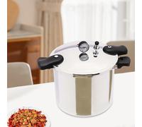 Pentola e pentola a pressione da 23 litri, 22 litri, 90 kpa, con manometro, valvola di sicurezza antideflagrante da 10 PSI, dimensioni extra-large