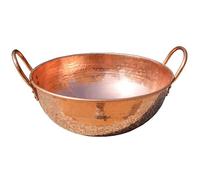 Pentola Ejiao In Rame Rosso Puro Martellato Fatto A Mano - Pentola For Decotto Alle Erbe Della Medicina Tradizionale Cinese Con Doppi Manici(C-31CM)