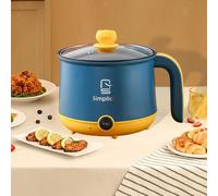 Pentola elettrica antiaderente da 1,8 l per cucinare noodles e zuppa Raman