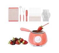 Pentola elettrica for sciogliere il cioccolato, riscaldamento uniforme e fusione rapida, facile da pulire, meno sprechi, ideale for caramelle, feste(PINKSINGLEPOT)