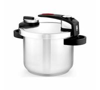 Pentola a pressione BRA Tekna 4L in acciaio inossidabile 18/10 adatta a induzione