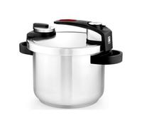 Pentola a pressione BRA Tekna da 7 litri in acciaio inossidabile 18/10 adatta all'induzione