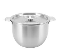 Pentola Filtro Olio, Contenitore Per Grasso Per Pancetta in Acciaio Inossidabile Da 2,8 Litri Con Filtro a Rete E Coperchio Contenitore Per Olio Da Cucina Antiaderente Per Oli Da Frittura(D'argento)