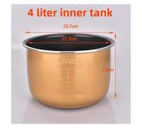 Pentola for cuociriso in lega di alluminio con serbatoio in lega di alluminio for cuociriso intelligenti da 2L, 3L, 4L e 5L(4L)