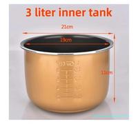 Pentola for cuociriso in lega di alluminio con serbatoio in lega di alluminio for cuociriso intelligenti da 2L, 3L, 4L e 5L(3L)