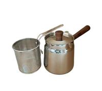 Pentola For Friggitrice 304SS, Predisposta For Induzione A Risparmio Olio Con Filtro Riscaldamento Rapido(2L S1)
