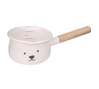 Pentola for il latte for smaltata Pentole for la cottura di alimenti complementari for ispessite con una sola maniglia Cucina Fornello a induzione Gas Universale