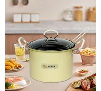 Pentola friggitrice con doppie manici Fry Fry Padan per casa ristorante