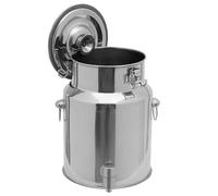 Pentola in Acciaio Inossidabile con Rubinetto 201,contenitori Bidone in Acciaio Inox per Olio Contenitore per Olio con Rubinetto Caraffa per Il Trasporto di Latte TW,Capacity-5L
