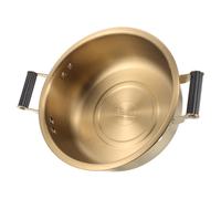 Pentola in acciaio inossidabile: pentola coreana per zuppa e noodles con doppi