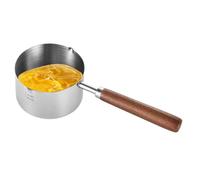 Pentola in acciaio inox - Pentola antiaderente per salse, latte, burro, fusione, con manico, per pentole da cucina